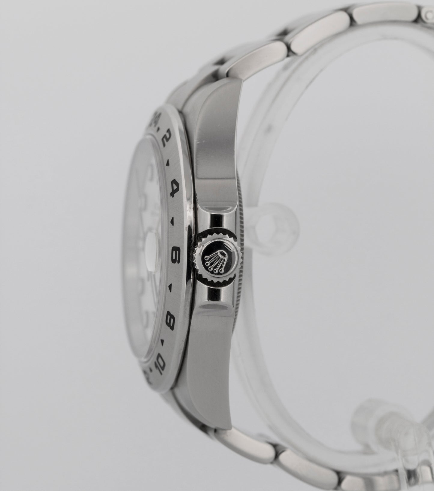 Rolex Explorer II 42mm 216570 POLAR WHITE Orange Stainless Steel GMT Watch BOX