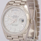 MINT PAPERS Rolex Day-Date 40mm FACTORY METEORITE BAGUETTE 18K Gold 228239 BOX