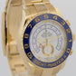 2021 PAPERS Rolex Yacht-Master II BLUE 18K Yellow Gold 44mm 116688 Watch BOX