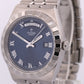 Tudor Royal 41mm BLUE ROMAN Stainless Steel Day-Date 28600 Automatic Watch BOX