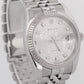 Rolex DateJust SILVER JUBILEE DIAMOND 36mm 18K White Gold Steel 116234 Watch