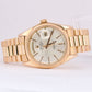 VINTAGE Rolex Day-Date President SILVER 36mm 18K Rose Gold Fluted Watch 1803