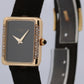 Ladies Patek Philippe BLACK ONYX DIAMOND 22mm Manual 18K Yellow Gold Watch 4311