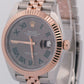 PAPERS Rolex DateJust 41mm WIMBLEDON Steel 18K Rose Gold JUBILEE 126331 BOX