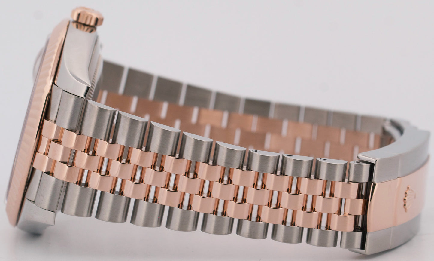 PAPERS Rolex DateJust 41mm WIMBLEDON Steel 18K Rose Gold JUBILEE 126331 BOX