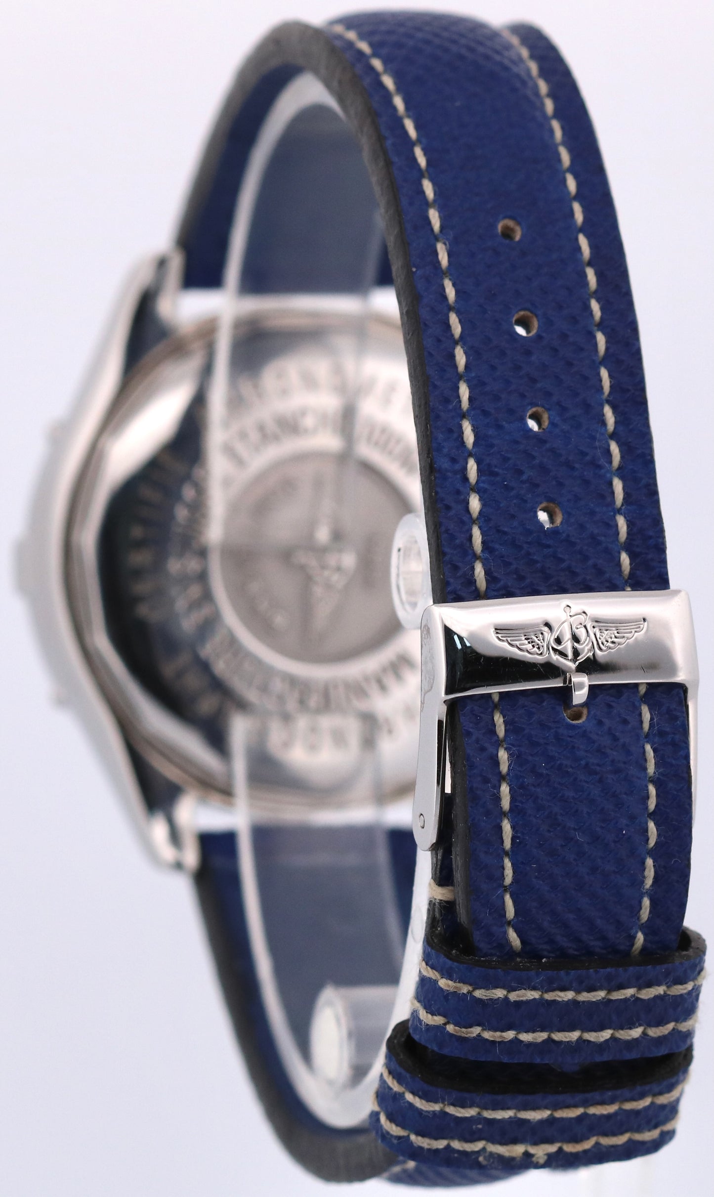 Breitling Colt ChronoOcean BLUE Stainless Steel Quartz Leather 38mm A53350 Watch