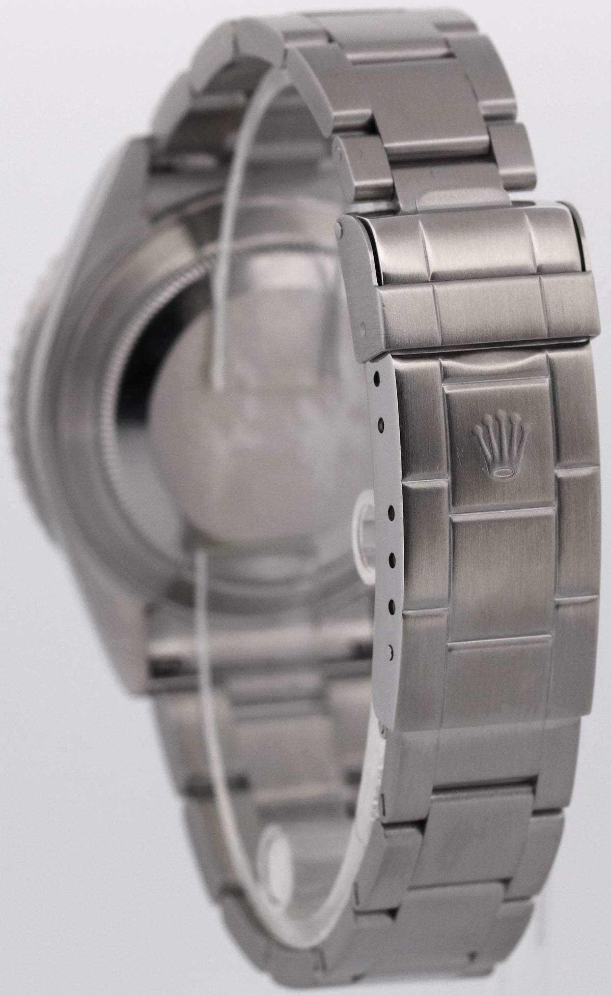 Rolex Submariner 16610 LV Kermit Green No-Holes Rehaut Steel Oyster 40mm Watch