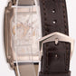 Patek Philippe Gondolo 18k White Gold SALMON Rose Arabic 30mmX43mm Leather 5124G