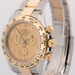 2023 PAPERS Rolex Daytona Cosmograph CHAMPAGNE 116503 18K Gold Two-Tone BOX