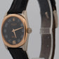 Ladies Rolex Cellini Danaos 26mm Black 18K Gold Quartz 6229/9BIC Watch BOX