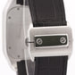 Cartier Santos 100 XL PAVE DIAMOND Stainless Steel Leather 38mm 2656 W20073X8