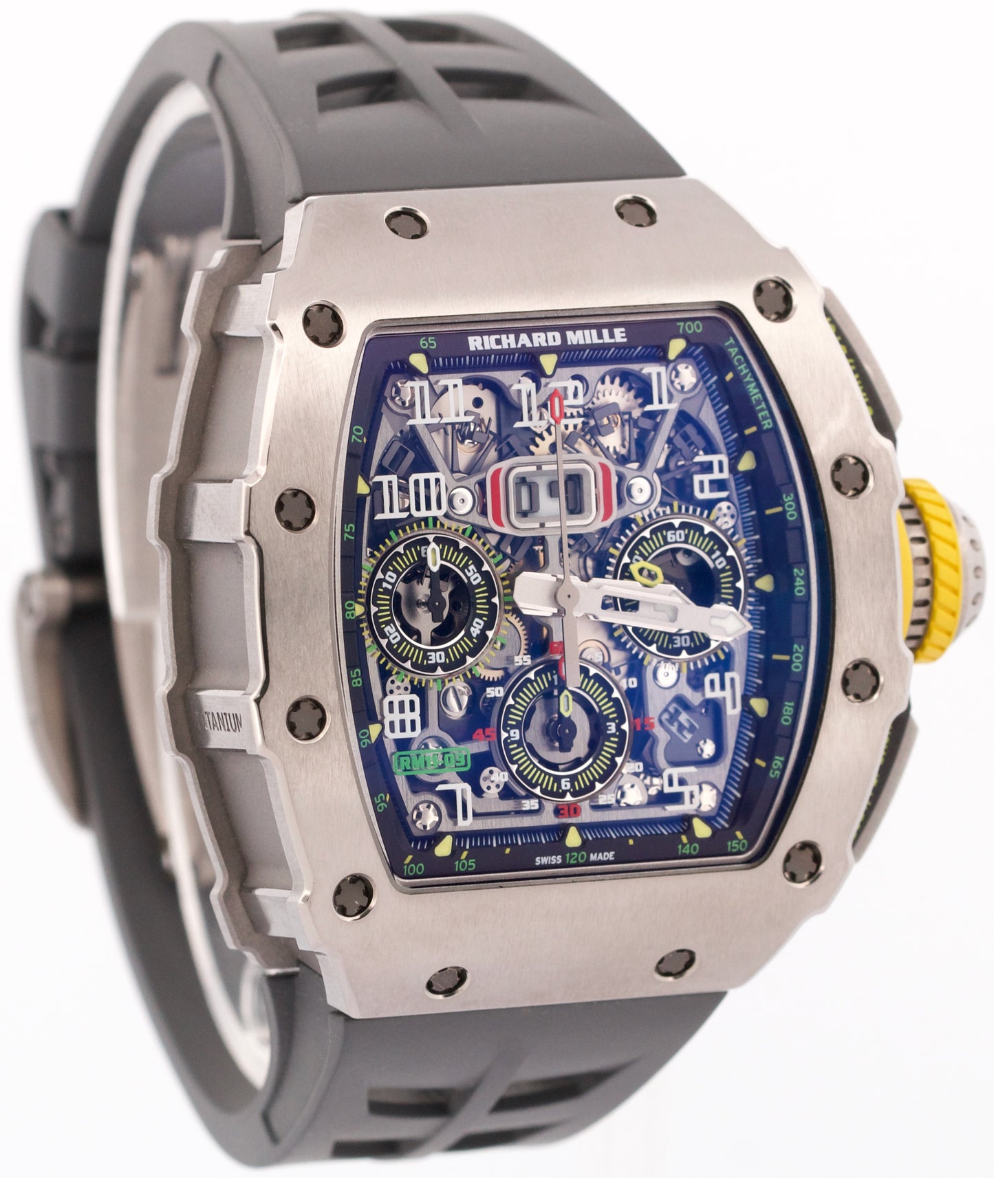 PAPERS Richard Mille RM 11-03 Titanium Flyback 50mm Chronograph RM11-03Ti BOX