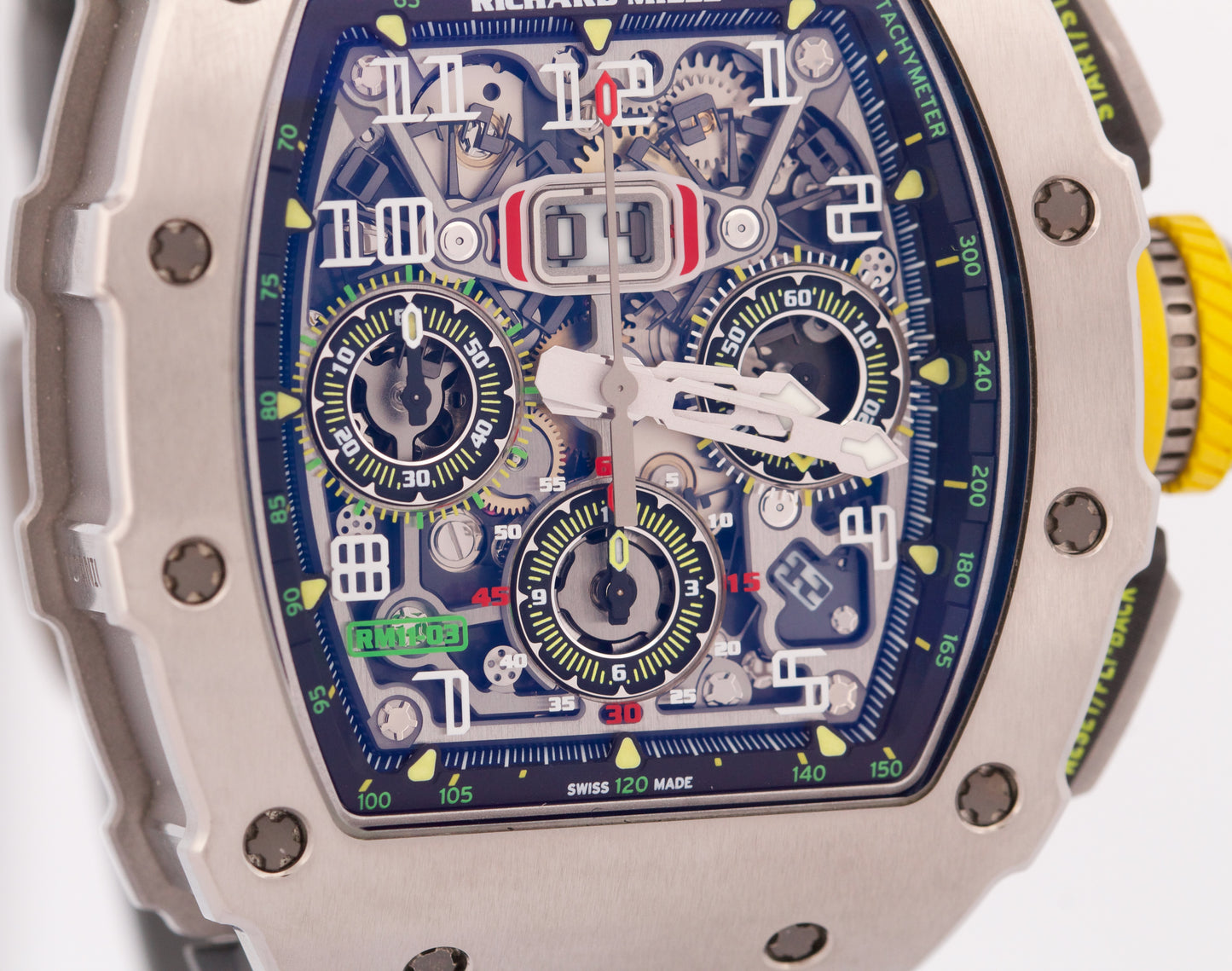PAPERS Richard Mille RM 11-03 Titanium Flyback 50mm Chronograph RM11-03Ti BOX