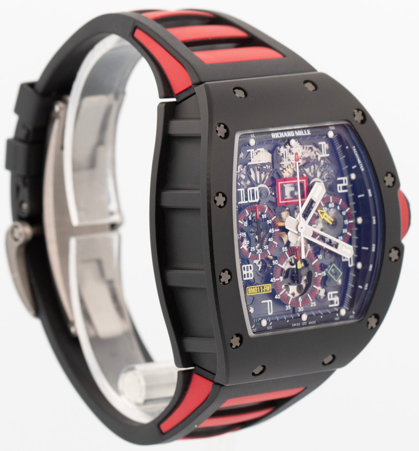 PAPERS Richard Mille RM11-FM FELIPE MASSA Black Carbon RM011-FM AL CA Watch BOX