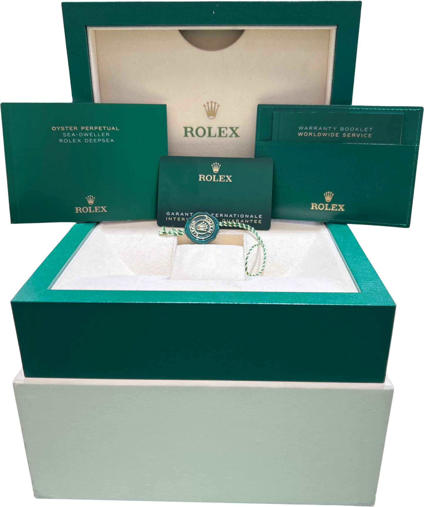 2022 NEW PAPERS Rolex Sea-Dweller Deepsea 126660 Black Stainless 44mm Watch BOX