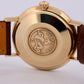 VINTAGE Omega Seamaster SILVER 14K Yellow Gold Leather AUTOMATIC 35mm Watch