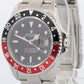 Rolex GMT-Master II 40mm COKE Red Black Stainless Steel OYSTER Date 16710 Watch
