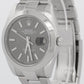 PAPERS Rolex DateJust 41 RHODIUM Stainless Steel Smooth OYSTER 41mm 126300 BOX