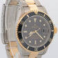 Rolex Submariner Date 40mm BLACK Two-Tone 18K Yellow Gold GOLD BUCKLE 16613
