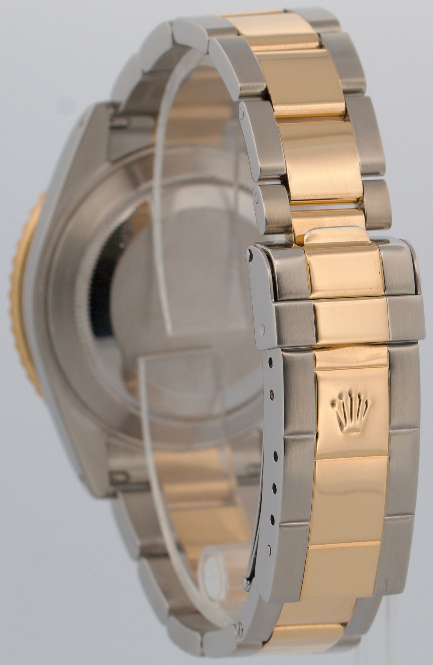 Rolex Submariner Date 40mm BLACK Two-Tone 18K Yellow Gold GOLD BUCKLE 16613