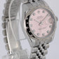 Rolex DateJust 31 Stainless Steel DIAMOND Pink 31mm Jubilee 178344 Watch