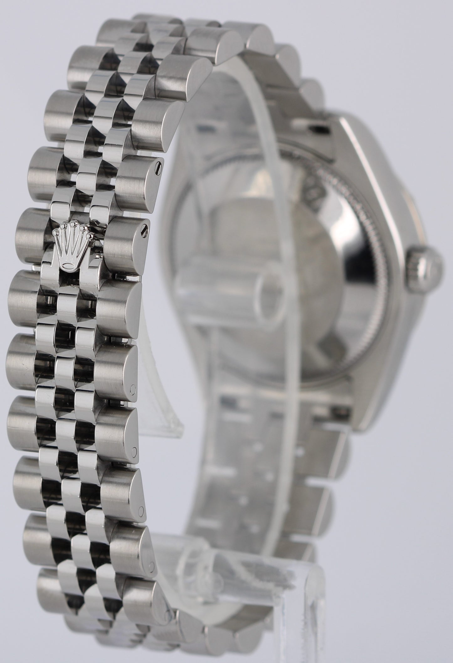 Rolex DateJust 31 Stainless Steel DIAMOND Pink 31mm Jubilee 178344 Watch