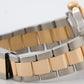 Rolex Submariner Date 40mm BLACK Two-Tone 18K Yellow Gold GOLD BUCKLE 16613