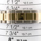Rolex Submariner Date 40mm BLACK Two-Tone 18K Yellow Gold GOLD BUCKLE 16613