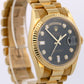 UNPOLISHED PAPERS Rolex Day-Date President BLACK DIAMOND 36mm 18K 118238 BOX