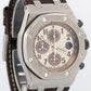Audemars Piguet Royal Oak Offshore SAFARI Brown Leather Steel 42mm 26470ST Watch