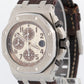 Audemars Piguet Royal Oak Offshore SAFARI Brown Leather Steel 42mm 26470ST Watch