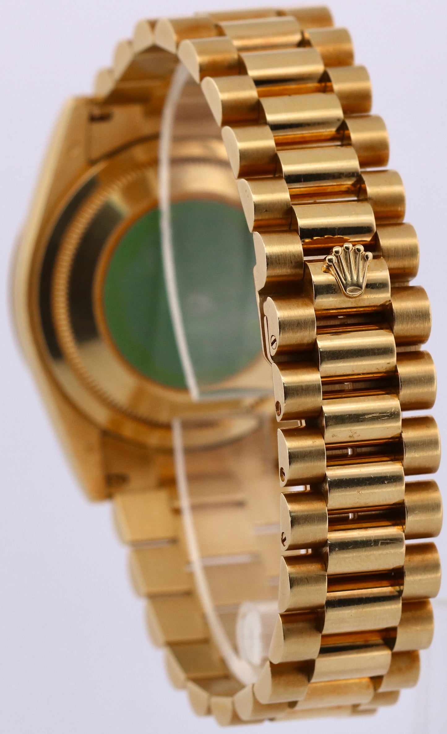 UNPOLISHED PAPERS Rolex Day-Date President BLACK DIAMOND 36mm 18K 118238 BOX