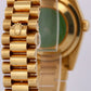UNPOLISHED PAPERS Rolex Day-Date President BLACK DIAMOND 36mm 18K 118238 BOX