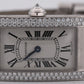 2026 Service Cartier Tank Americaine 1713 WB7018L1 Diamond 18K Quartz 18mm Watch