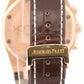 Audemars Piguet Royal Oak Chronograph WHITE 18k Rose Gold Leather 39mm 26022OR