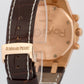 Audemars Piguet Royal Oak Chronograph WHITE 18k Rose Gold Leather 39mm 26022OR