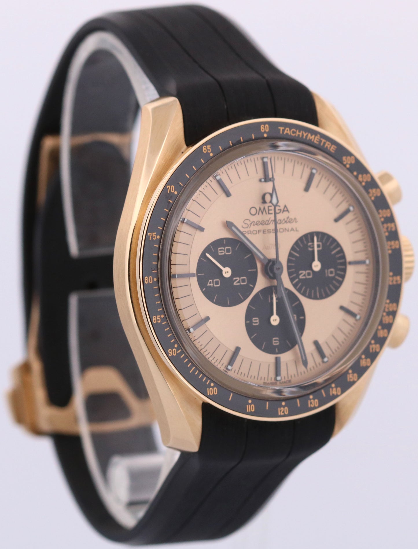 2025 PAPERS Omega Speedmaster MOONSHINE 18K Yellow Gold 310.62.42.50.99.001 BOX
