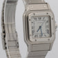 Cartier Santos Carrée 29mm AUTOMATIC Roman WHITE Stainless Steel 2960 Watch