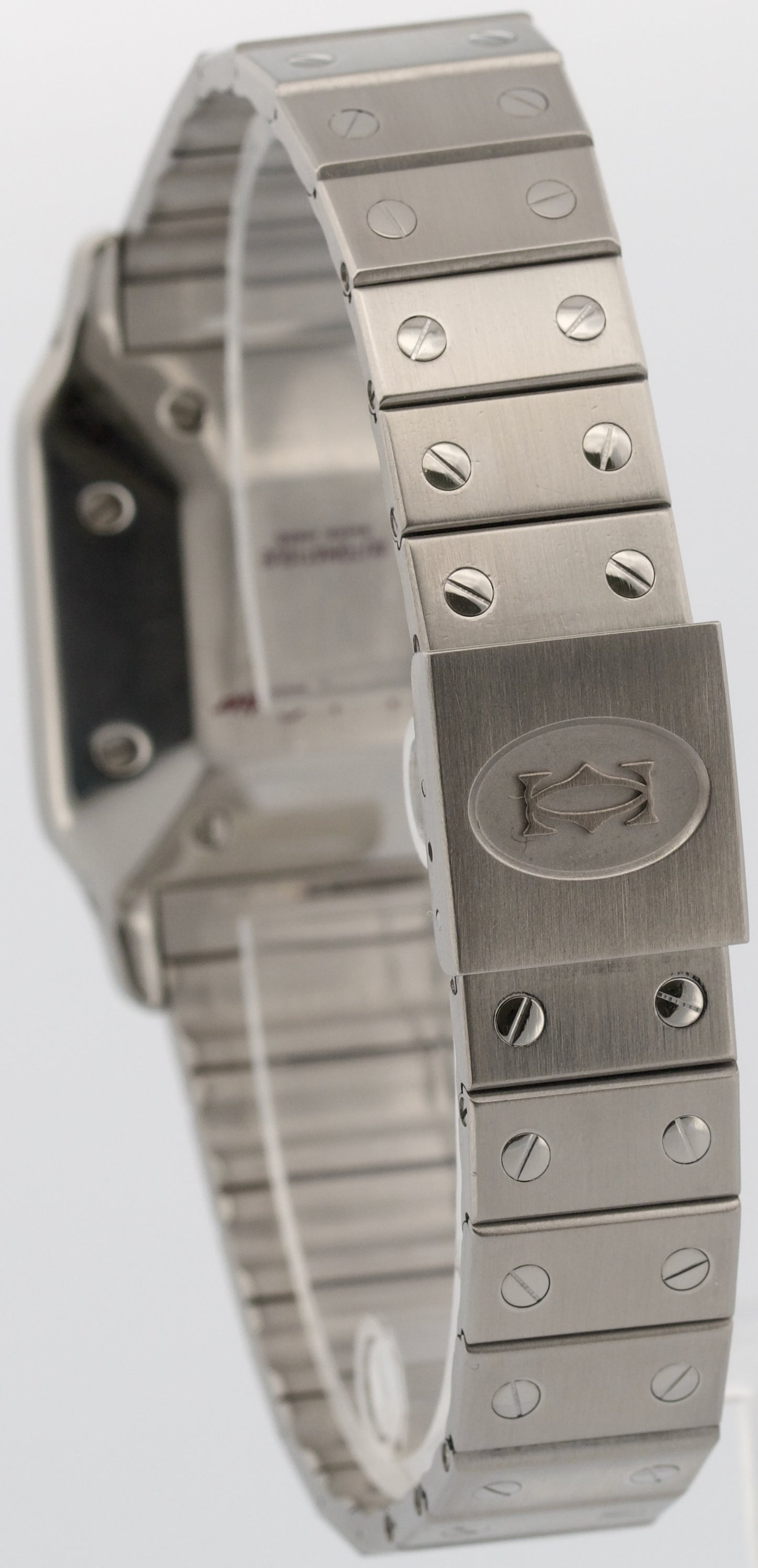 Cartier Santos Carrée 29mm AUTOMATIC Roman WHITE Stainless Steel 2960 Watch