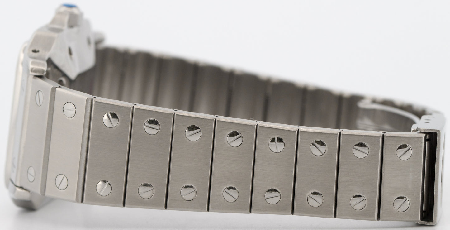 Cartier Santos Carrée 29mm AUTOMATIC Roman WHITE Stainless Steel 2960 Watch