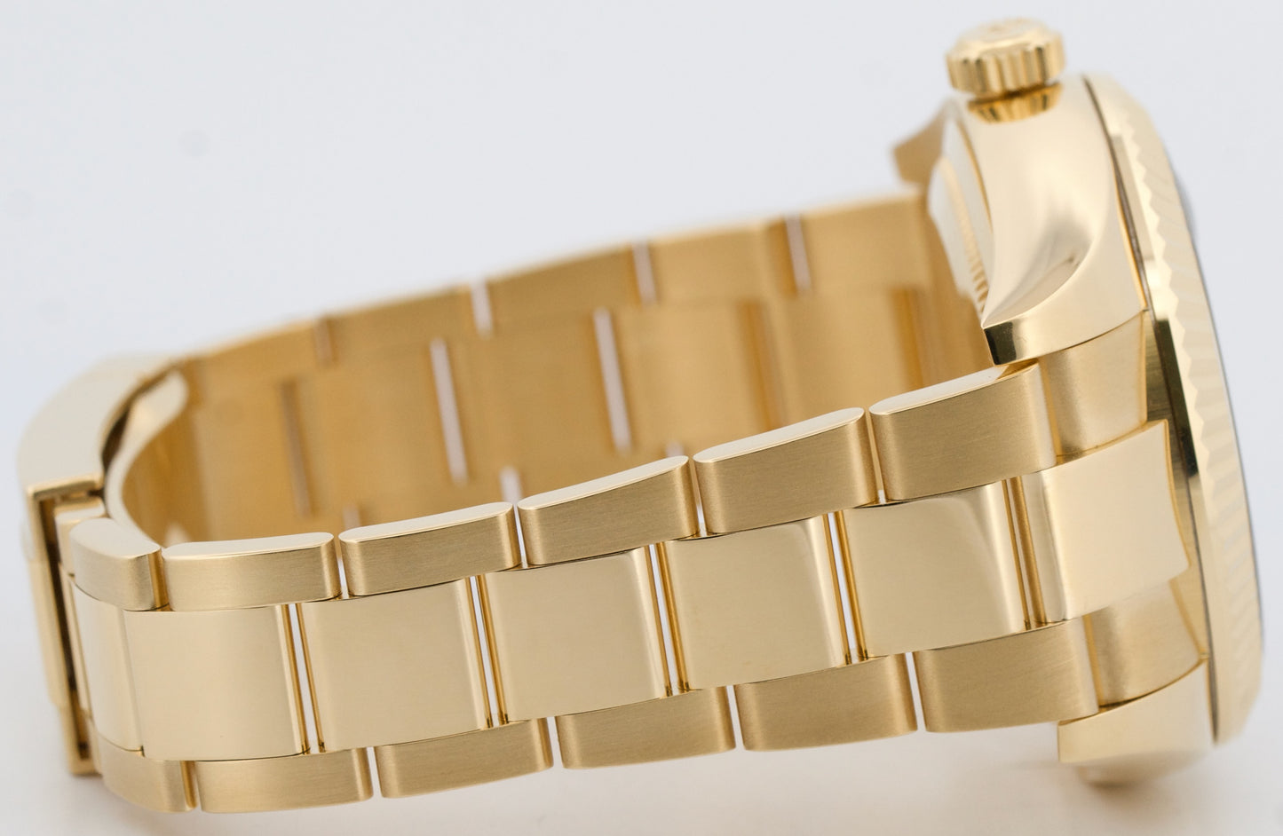 2022 PAPERS Rolex Sky-Dweller BLACK 18K Yellow Gold Fluted 42mm 326938 Watch BOX