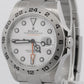 2023 PAPERS Rolex Explorer II 42mm POLAR WHITE Date GMT Steel 226570 Watch BOX
