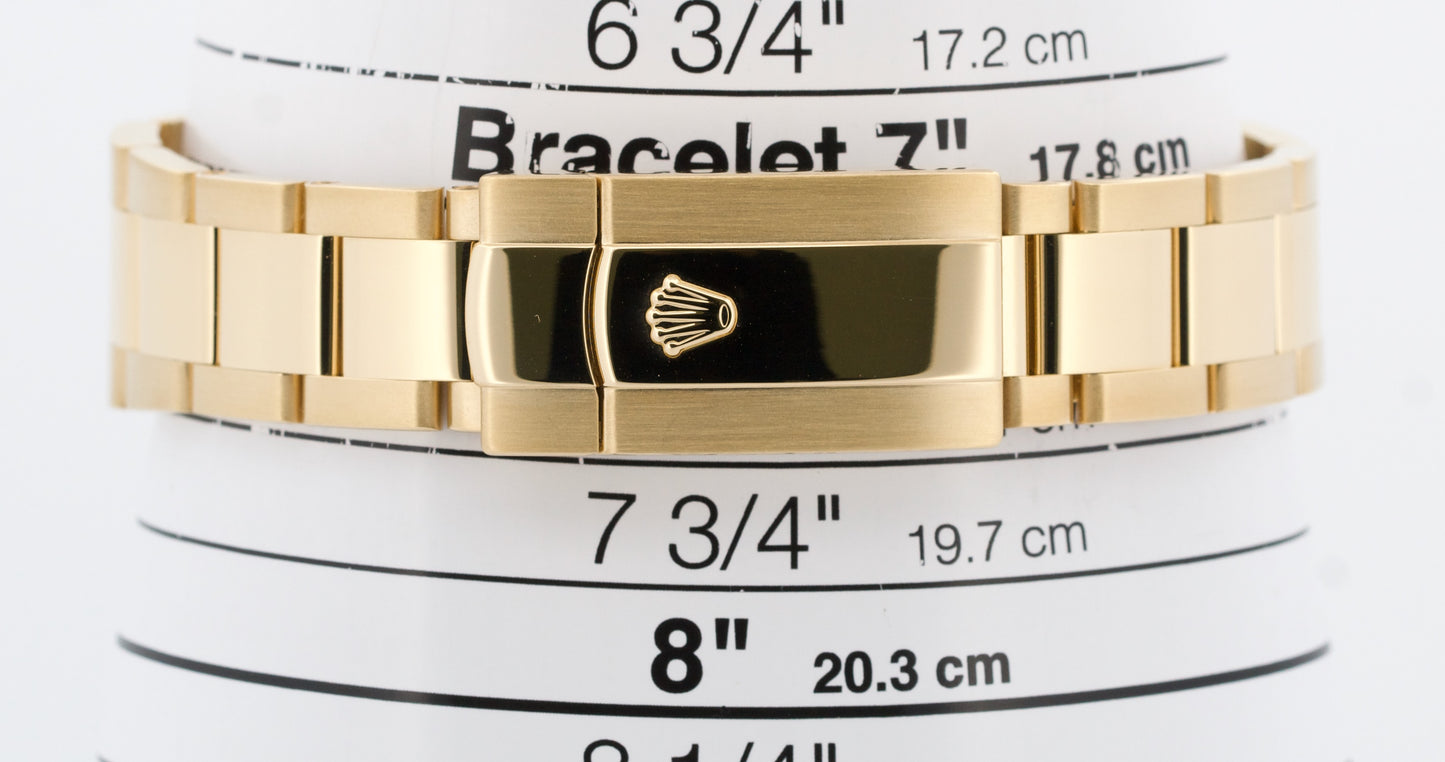 2022 PAPERS Rolex Sky-Dweller BLACK 18K Yellow Gold Fluted 42mm 326938 Watch BOX