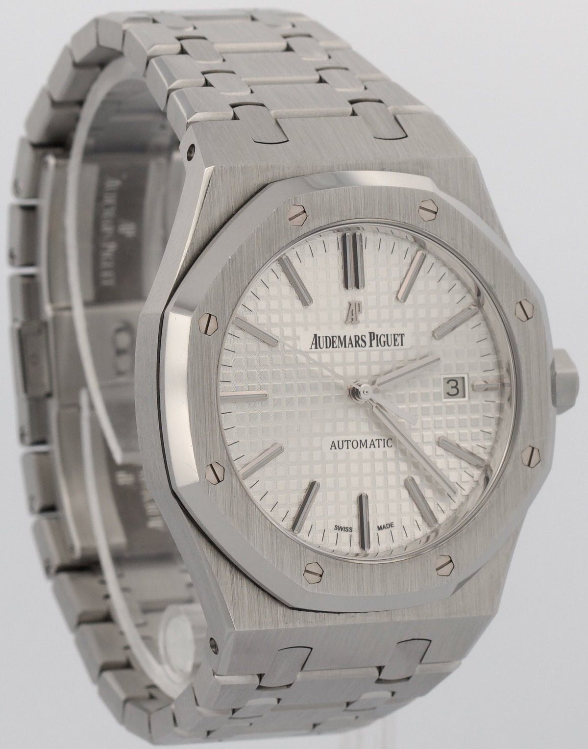 Audemars Piguet Royal Oak 15400ST.OO.1220ST.02 White Stainless Steel 41mm Watch