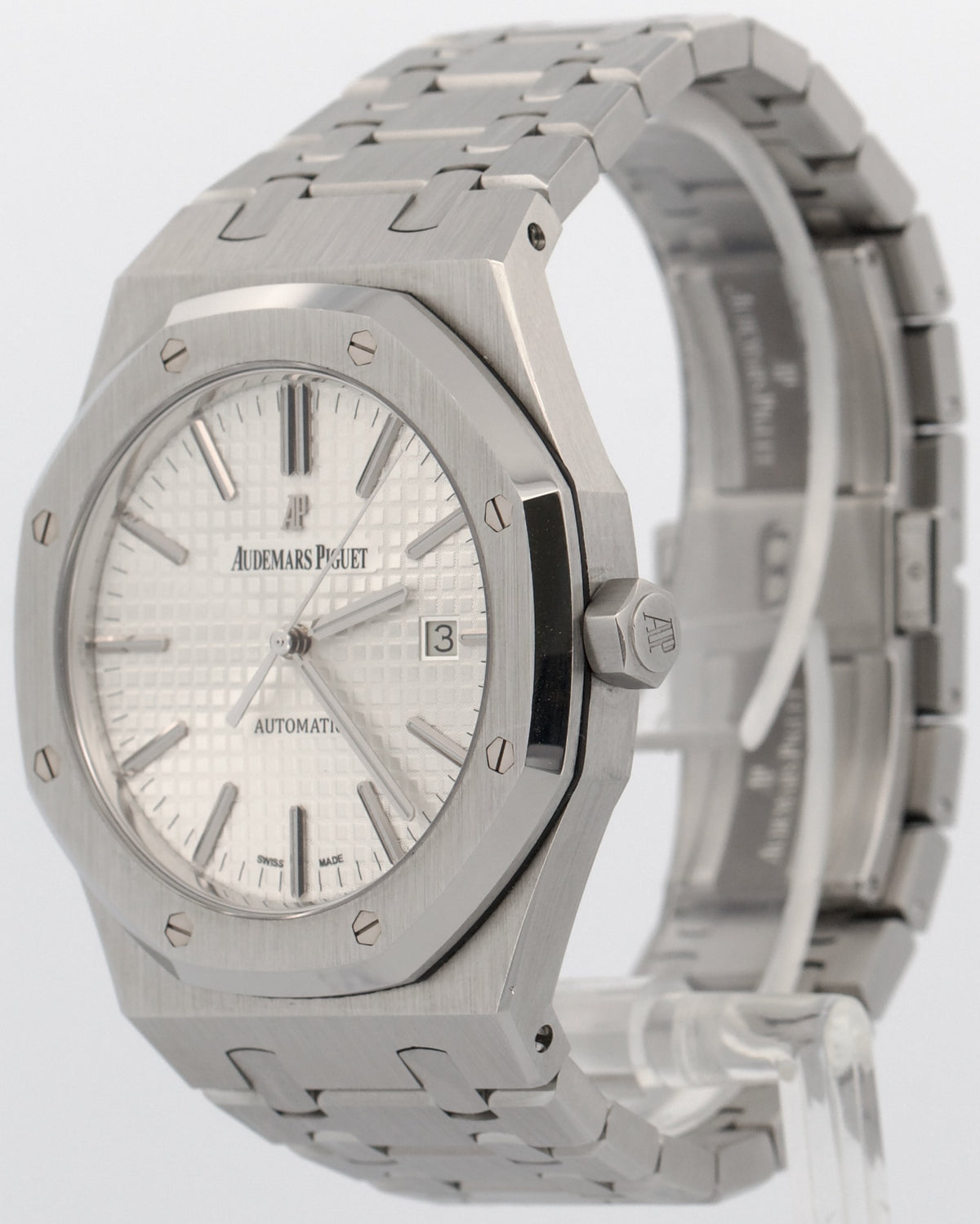 Audemars Piguet Royal Oak 15400ST.OO.1220ST.02 White Stainless Steel 41mm Watch