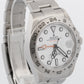 2024 PAPERS Rolex Explorer II 42mm WHITE Orange GMT Stainless 226570 Watch BOX