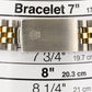 Rolex DateJust 36mm BLACK TAPESTRY 18K Yellow Gold Steel JUBILEE 16233 Watch