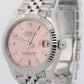 2023 PAPERS Rolex DateJust 31mm PINK 18K Gold JUBILEE Stainless Steel 278274 BOX