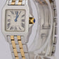 MINT Cartier Santos Demoiselle 20mm Ivory 18K Gold Stainless Steel W25066Z6 2698