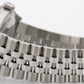 1990 PAPERS Rolex DateJust BLUE 36mm Stainless Engine-Turned JUBILEE 16220 BOX